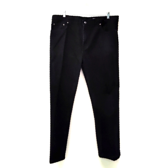 George men's regular black jeans Size: 38X30 - Picture 1 of 5